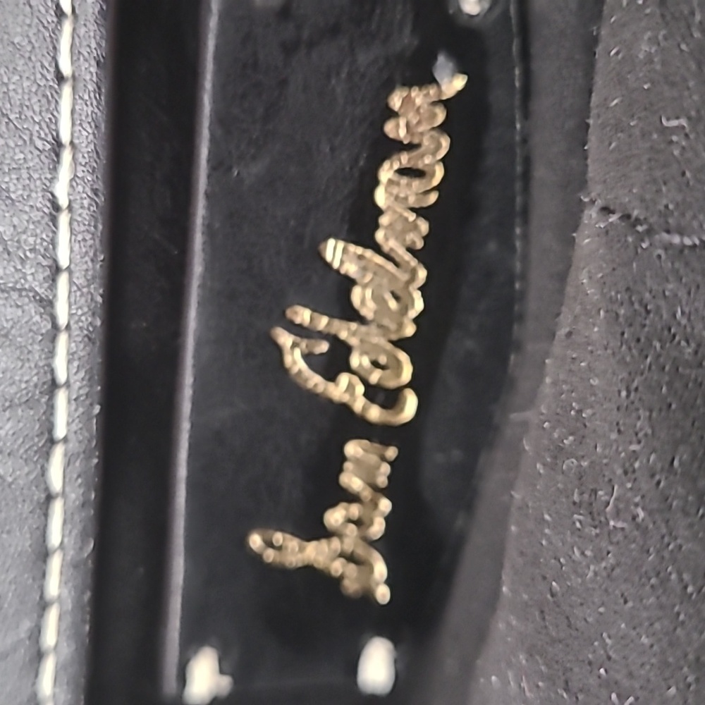 SAM EDELMAN BLACK LEATHER PURSE - Picture 5 of 7